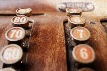 Old old fashioned machine
