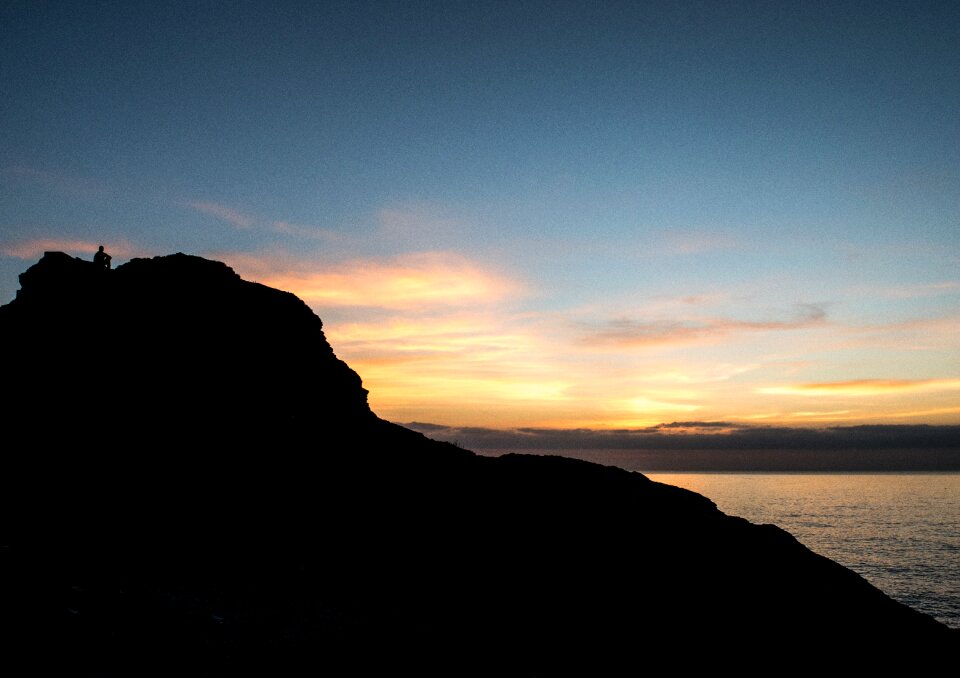 Beach sun horizon
