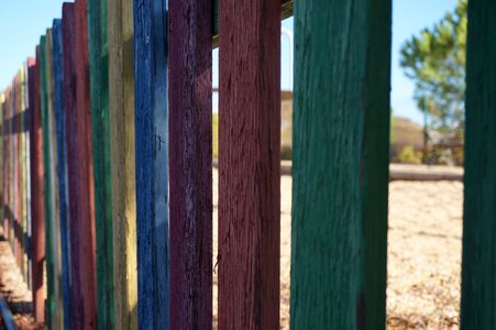 Colors wood fence wood photo