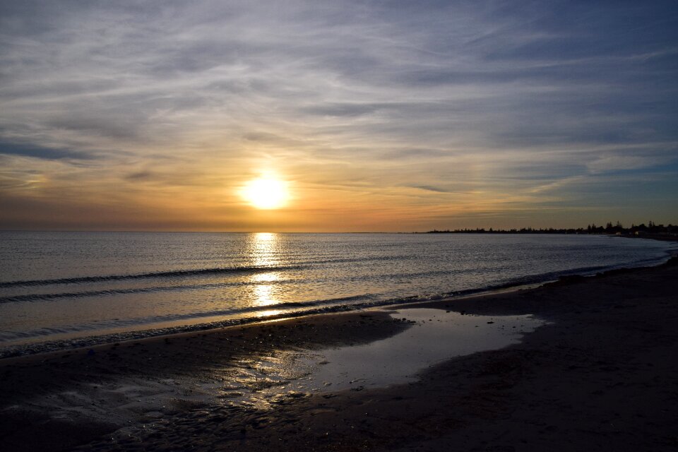 Beach distant mood
