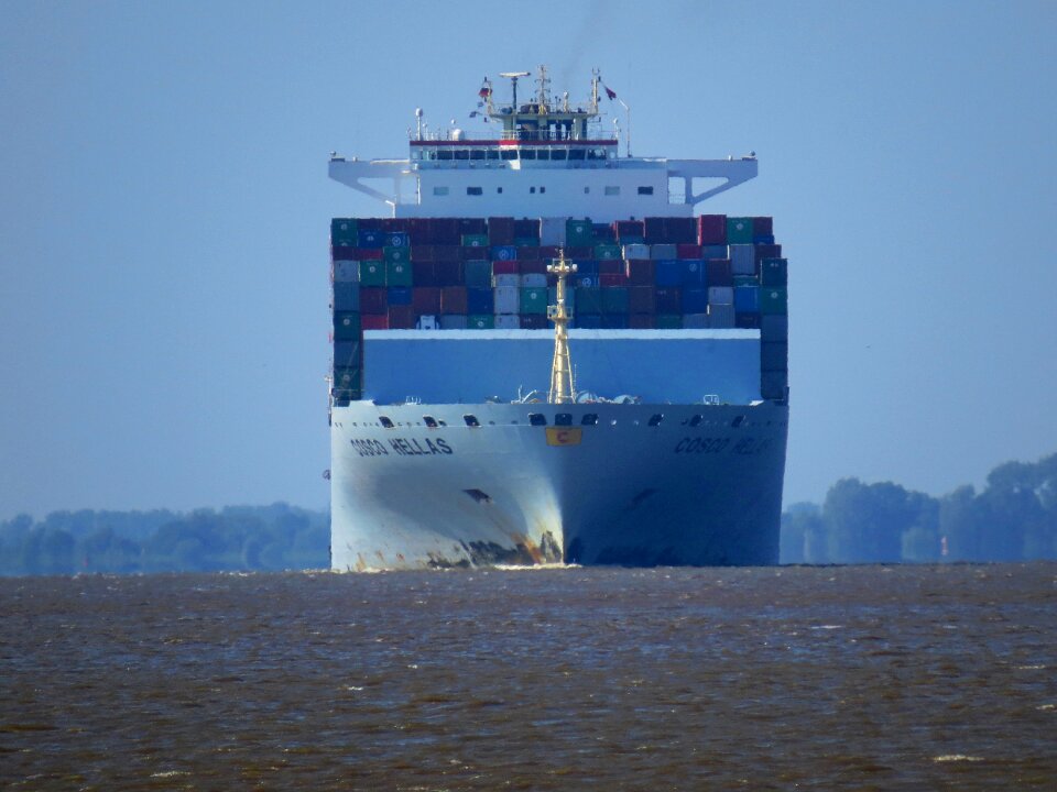 Elbe seafaring view