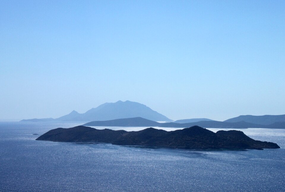Sea greece blue