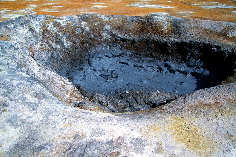 Volcanic steam hot