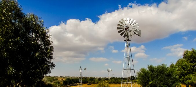 Rural countryside clouds