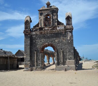 Abandoned town st anthony's church photo