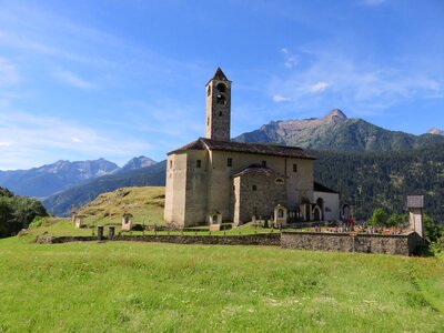 Leventina stada alta church
