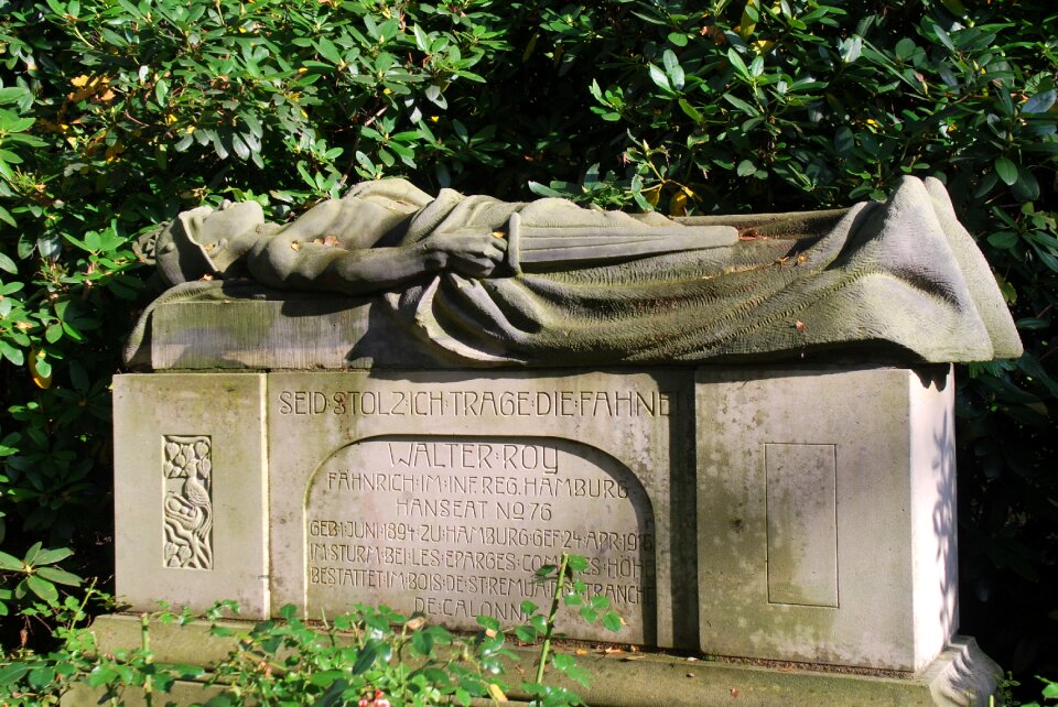 Past last calm graves
