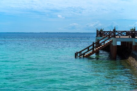 Resort recreation area beach