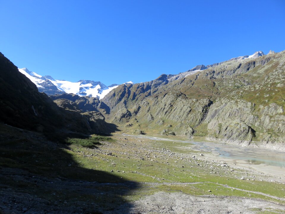 Nature glacier stones