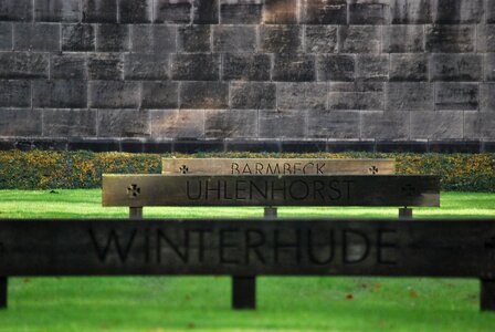 Hamburg ohlsdorf city ​​parts of dead