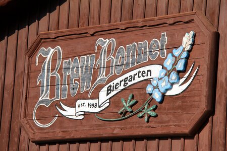 Logo sign outdoors