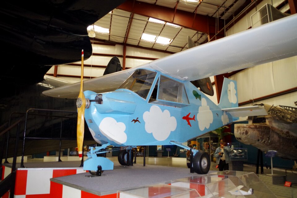 Airplane blue