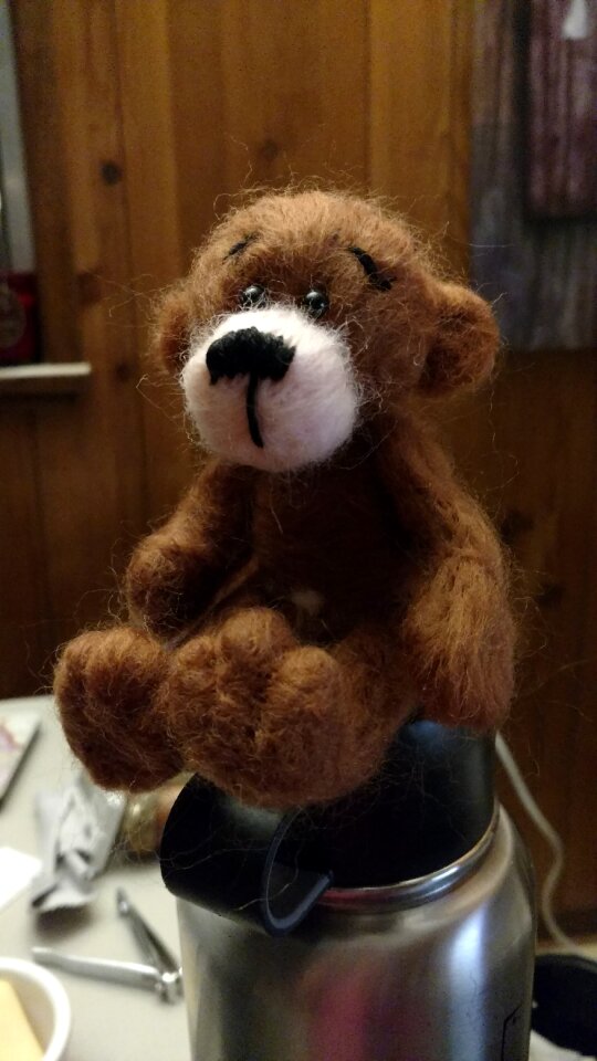 Toy teddy bear brown