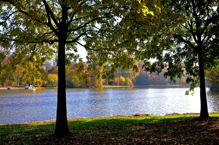 Castle park herbstimpression emerge