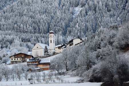Snow wintry tyrol