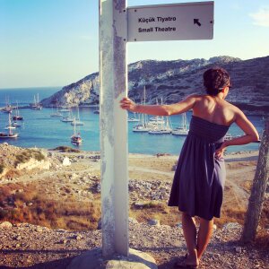 Knidos ruins archaeological photo