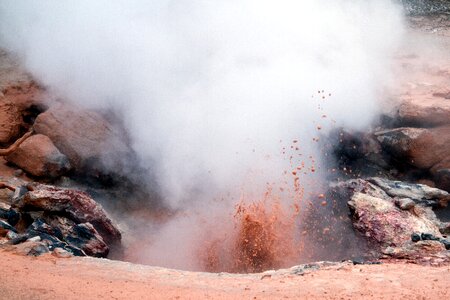 Volcanism hot volcanic