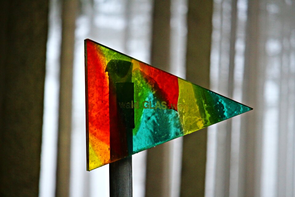 Shield taunus colorful glass