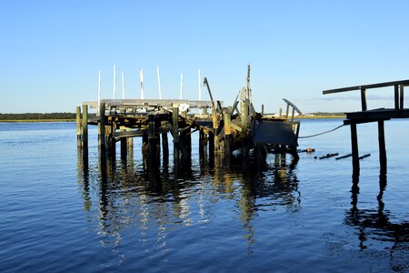 Pier outdoors debris photo