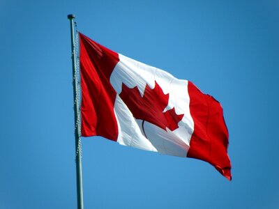 Canada flag country symbol