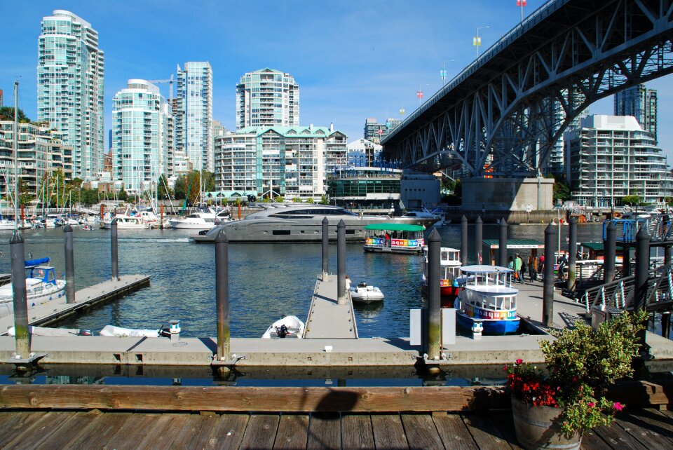 Bridge architecture skyline photo