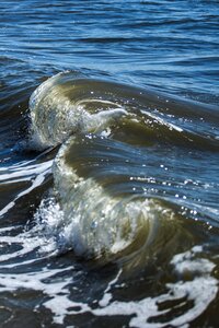 Sea waters wave motion