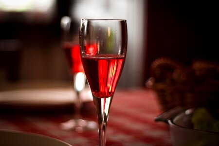 Cheerfulness glass red