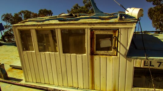 Rusty aged weathered