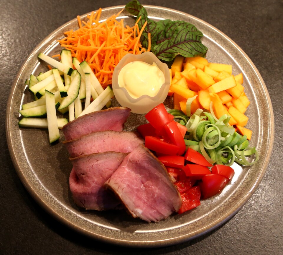 Salad refreshments food