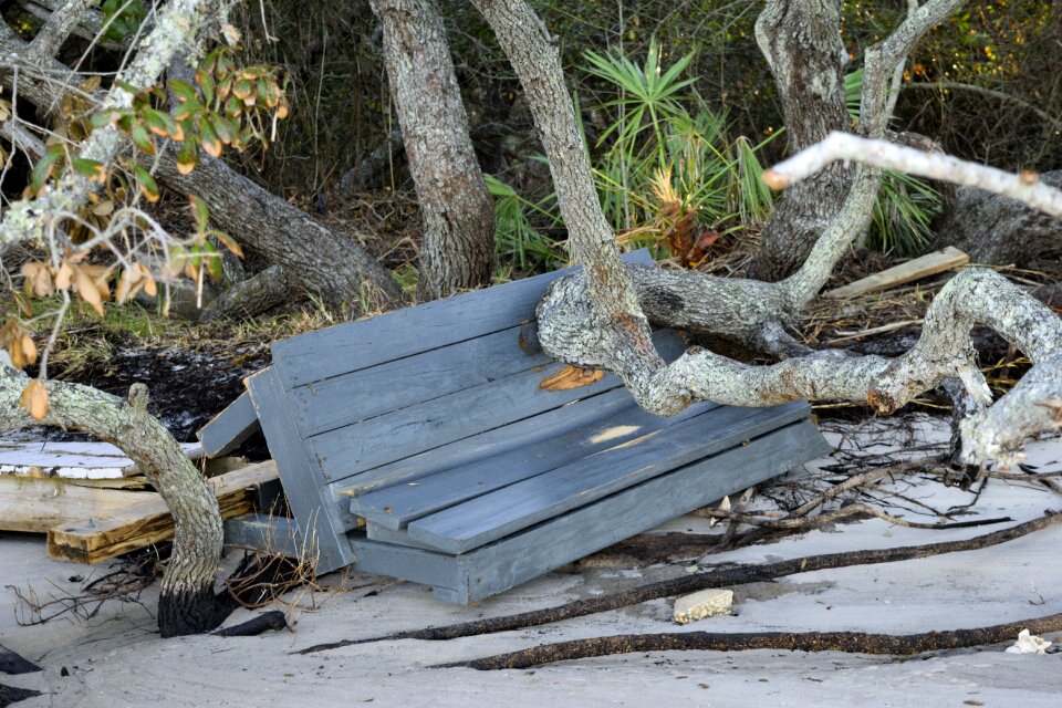 Pier outdoors debris