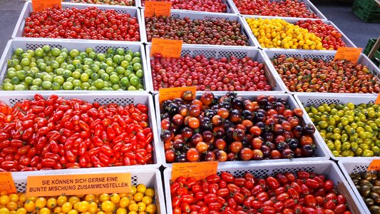 Tomatoes farmers local market cocktailtomaten