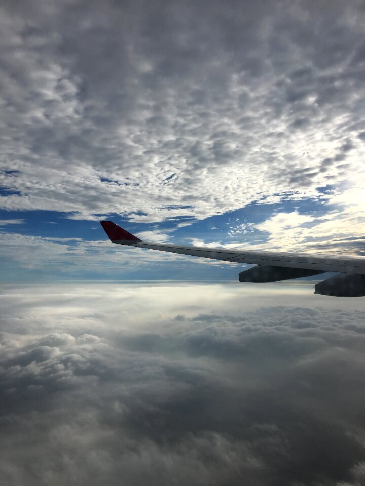 Sky plane gray plane