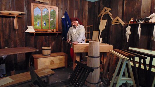 Shop carpenter medieval