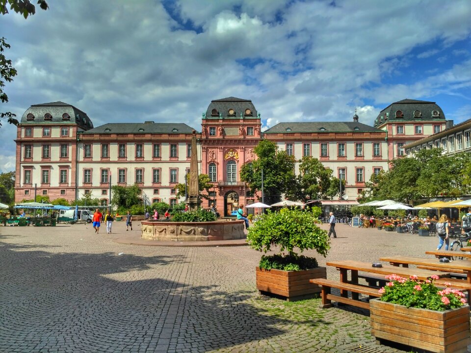 Castle marketplace architecture