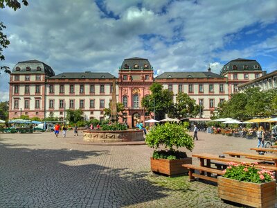 Castle marketplace architecture