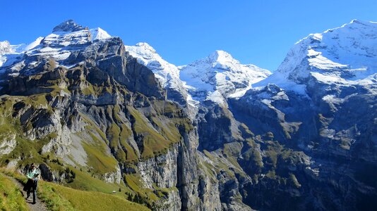 Swiss landscape alpine photo