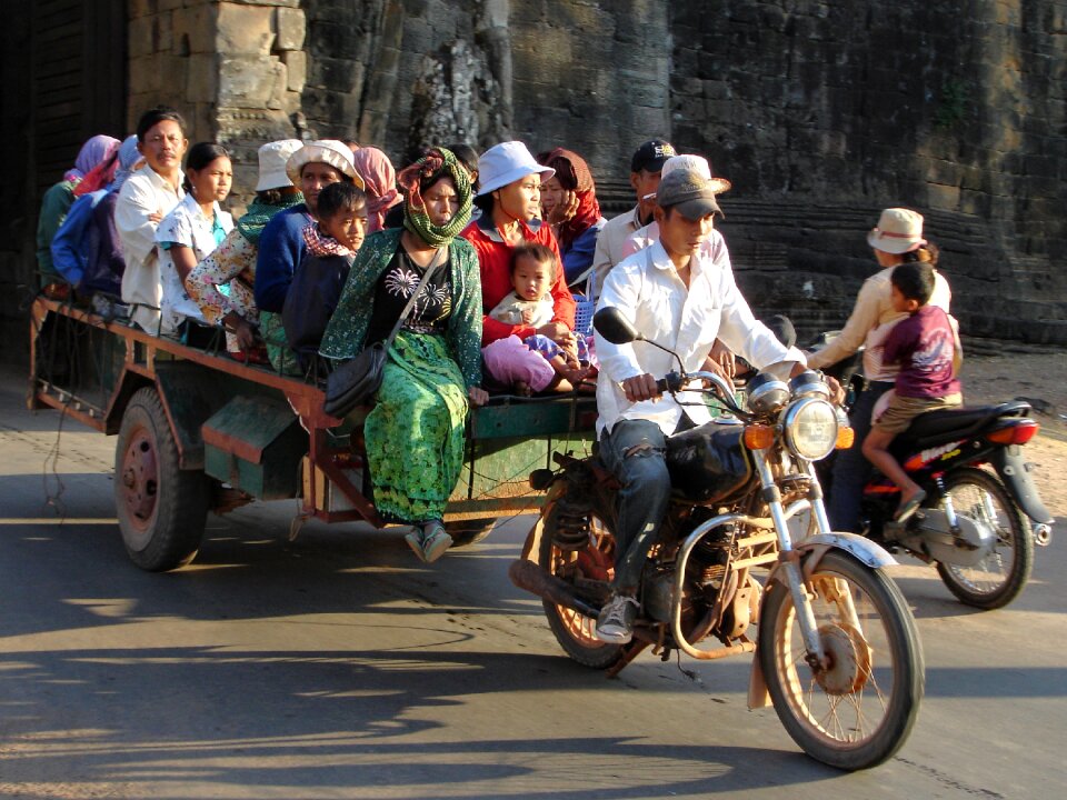 Cambodia moped motorcycle