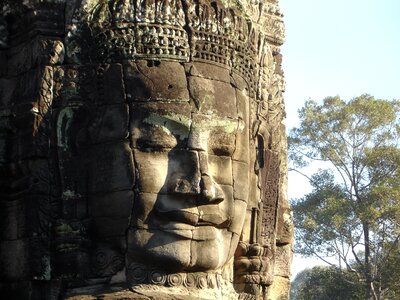 Old temple ruin photo