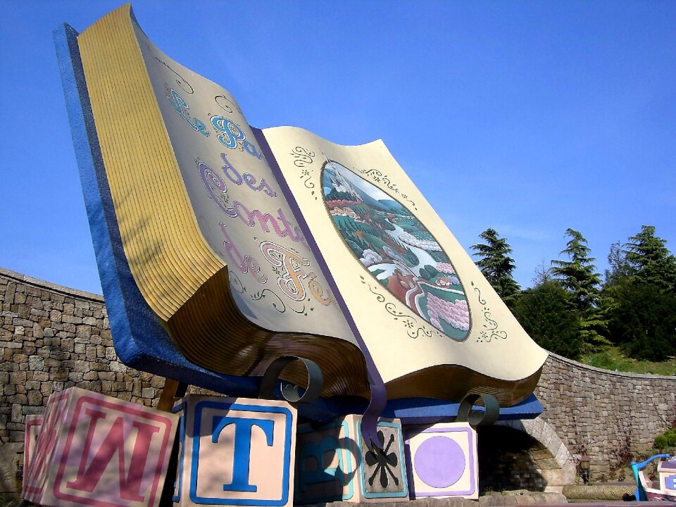 Storybook letters disneyland paris