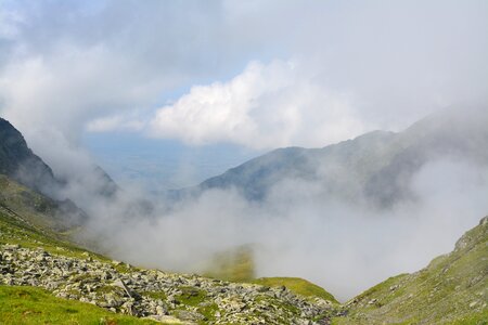 Romania fog landscape