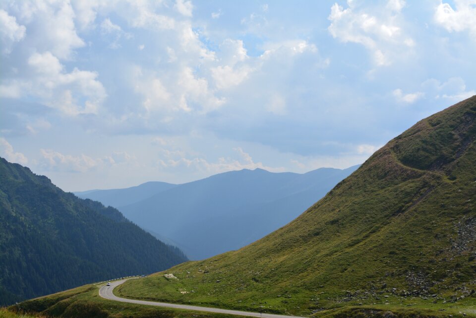 Romania fog landscape