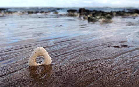 Beach sand sea photo