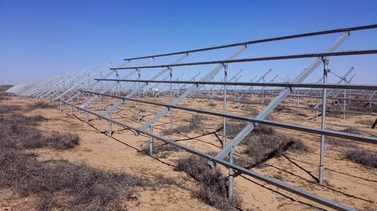 Photovoltaic support ground