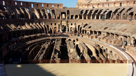 Colosseum rome italy photo