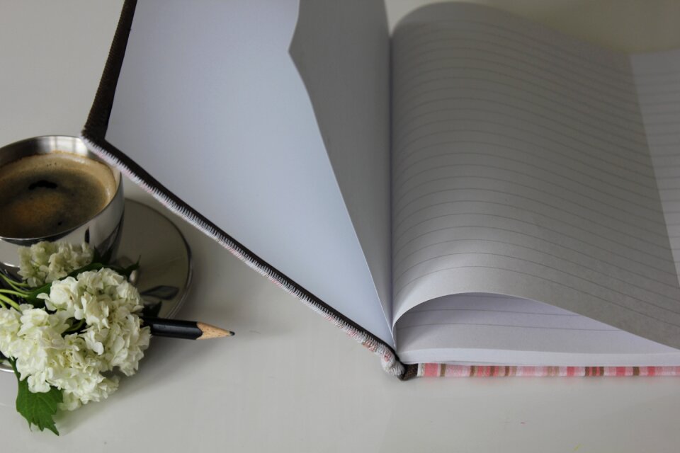 Vintage pencil workbook