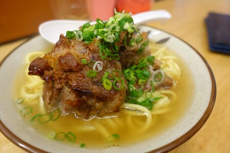 Soup food asian photo