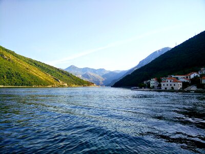 Boka kotorska bay nature landscape photo