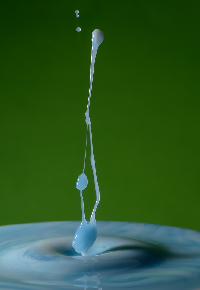 Experiment splash green
