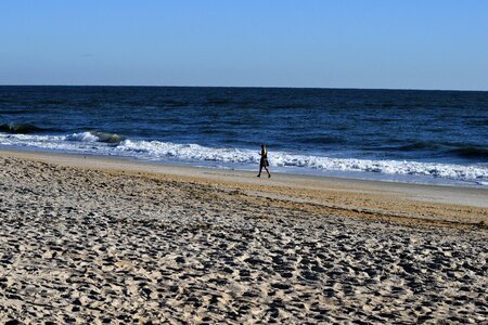 Alone outdoors ocean