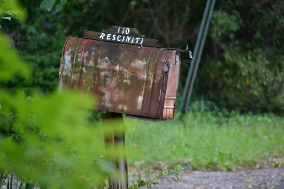 Post letter letterbox